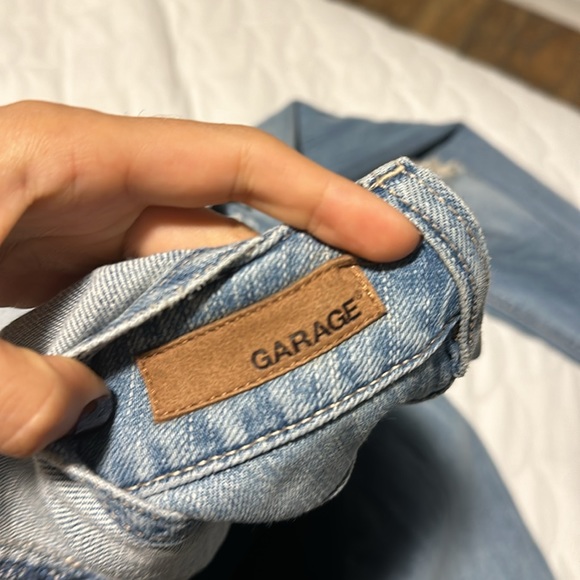 Garage distressed overall jeans size xs or 0 - Picture 5 of 6